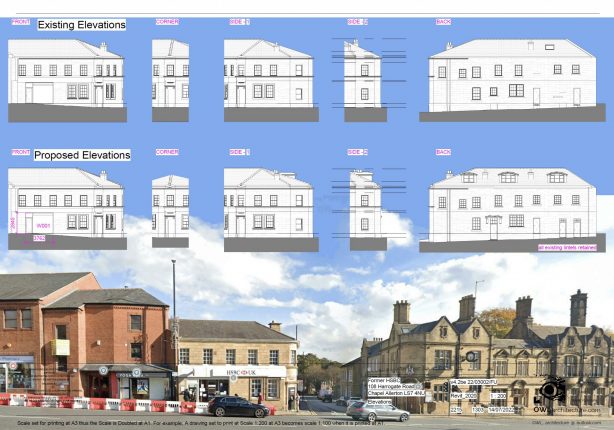 Bank Job Elevations in a Conservation Area